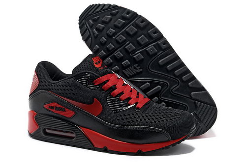 Nike Air Max 90 Premium Em Men Black Red Running Shoes Japan
